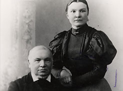 Frieda von Bodelschwingh mit ihrem Vater
