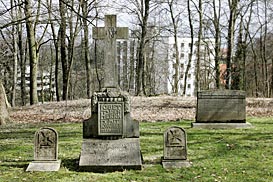 Das Grabmonument Johannes Kuhlos.