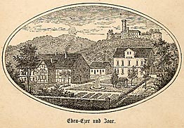 Alt Ebenezer mit dem Haus Zoar, 1884.